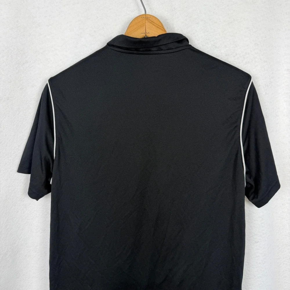 Nike Polo Shirt Youth XL NFL Academy Dri-Fit Short Sleeve Black
